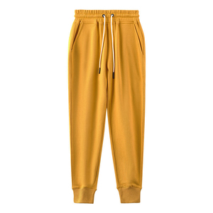 Men's Casual Sweatpants Custom Logo Printing 100% Cotton Canvas Anti-Wrinkle Fleece Quick Dry Breathable Warm Drawstring <b>Pants</b> - Product Image 4