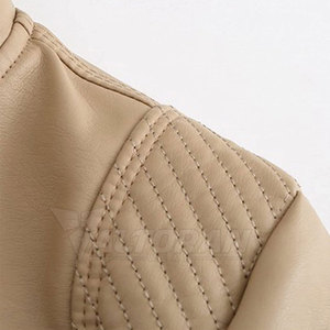 เสื้อแจ็คเก็ตหนังผู้หญิง ระบายอากาศได้ดี ดีไซน์ทันสมัย สไตล์ลำลอง - Product Image 6