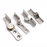 Charnière à friction à fermeture douce en acier inoxydable 304, amortisseur de couple réglable, charnière pivotante pour portes d'armoires