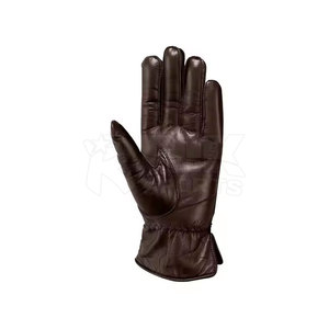 Men Real Leather <b>Gloves</b> Soft Driving Winter Season <b>Gloves</b> / Genuine Leather Men's Fashion Leather <b>Gloves</b> - Product Image 2