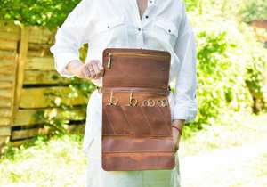 Ceinture porte-ciseaux de coiffeur Ceinture à outils de coiffeur Fabricant de ceintures à outils de coiffeur de salon de coiffure LBB-0035 - Product Image 2