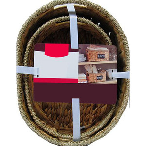 High Quality Water Hyacinth <b>Woven</b> <b>Basket</b> <b>Laundry</b> Bag <b>Basket</b> Natural Handmade Other Decorations for Home - Product Image 3