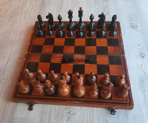 Tradebyd Handmade <b>Wooden</b> <b>Chess</b> <b>Board</b> Premium Classic Game Set Ideal for Home Decoration and <b>Chess</b> Lovers - Product Image 2