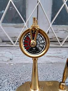 Portalápices de telégrafo de barco de latón Vintage, artículo de regalo de decoración para el hogar - Product Image 5