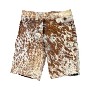 Active Wear Short léger en cuir de vachette pour hommes Short en cuir de vachette de qualité supérieure du fabricant personnalisé - Product Image 1