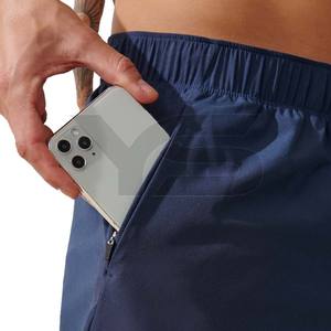 กางเกงขาสั้นลําลองสําหรับบุรุษฤดูร้อนปี 2024 กางเกงขาสั้นไนลอนแบบกําหนดเองพร้อมเอวยางยืดและตัวเลือกสีหลายสี - Product Image 4