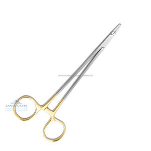 Ryder ที่ใส่เข็มสแตนเลสสตีลด้วยมือขนาด8นิ้ว (20ซม.) พร้อมหัวหุ้มปลายเครื่องมือผ่าตัดขนาด5มม. - Product Image 6