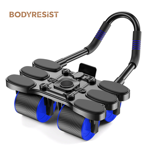 Danyang zhenxing mới đến bánh xe tập thể dục con lăn kép với tay cầm ổn định để dễ dàng tập luyện lõi và bụng tại nhà - Product Image 1