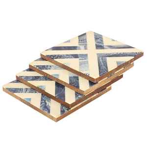 ที่รองกระดูกสี่เหลี่ยมงานทำมืองานประดิษฐ์จากอินเดียสีแบบกำหนดเองสไตล์โมเดิร์นสำหรับบ้านสำนักงานร้านอาหารใช้โปรโมชั่น - Product Image 3