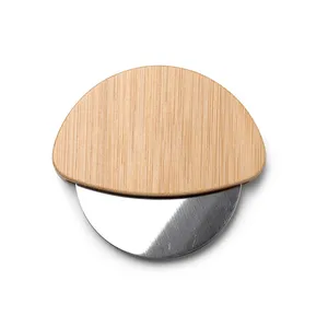 Coupe-pizza en bambou personnalisé Albuquerque, outils à pizza de qualité supérieure - Product Image 3