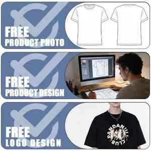 Customized logo Fashion Trend - Personalized <b>Men's</b> T-<b>shirt</b> - <b>Black</b> Casual <b>Men's</b> <b>Short</b>-<b>sleeved</b> t <b>Shirt</b> - Product Image 2