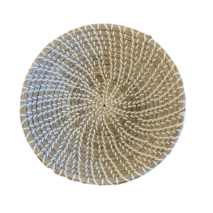 Decor Home Arts Decoration Boho Natural Handwoven <b>Seagrass</b> Wall Hanging <b>Basket</b> Plates - Product Image 5