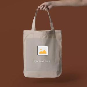 <b>Jute</b> Canvas <b>Tote</b> <b>Bag</b> Cotton Canvas Reusable Custom logo Eco Shopping Canvas <b>Jute</b> <b>Bag</b> - Product Image 6