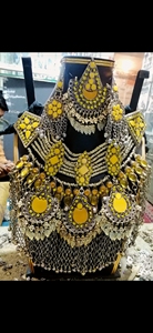 Vente en gros Nouveau design Afghan Kuchi fait à la main Collier Boucles d'oreille Ensembles de bijoux Dernière mode Afghan Kuchi Vintage Ensembles de bijoux - Product Image 2