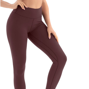 Leggings de sport à taille haute élastique pour l'entraînement en salle de sport, leggings de yoga, collants d'entraînement, fabrication sur mesure, prix bas, leggings pour femmes adultes - Product Image 1