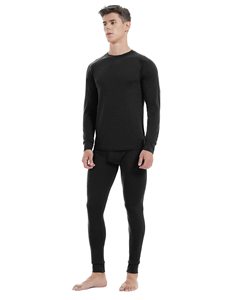 Mejor Precio 2025 nuevo conjunto de compresión para hombres traje de entrenamiento de manga larga de dos piezas gimnasio correr conjunto de mallas conjunto de compresión - Product Image 1