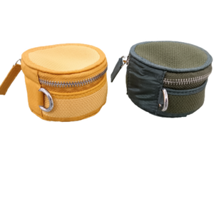 Porte-monnaie de voyage avec logo personnalisé double combo en polyester recyclé fermeture à glissière étanche porte-monnaie brodé à la mode - Product Image 1