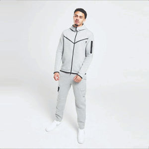 Conjunto de chándal apilado por sublimación simple al por mayor de alta calidad, chándales para hombre, trajes para correr - Product Image 5