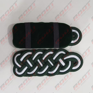 Épaulettes tactiques de cérémonie de luxe brodées, tendance, avec revêtement, design et couleur de cordon personnalisés, qualité supérieure - Product Image 6