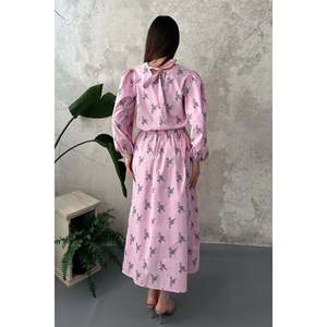 Conjunto de Blusa y Falda con Estampado Floral y Rayas Rosas - Rosa - Product Image 6