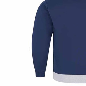 Sweat-shirt d'hiver surdimensionné doublé pour homme, logo personnalisé, 100% coton, poids lourd (240g), imprimé par décharge, respirant, séchage rapide - Product Image 2