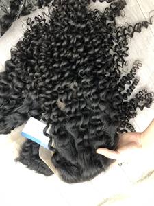 วิกผมแบบเต็มศีรษะวิกผมลอนคุณภาพสูงจากเวียดนามวิกผมด้านหน้าลูกไม้แบบเต็มศีรษะความละเอียดสูง - Product Image 4