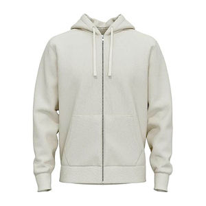 Sweats à capuche zippés personnalisés pour hommes Haute qualité Blank Plain 100% Cotton Fleece quantité minimale de commande Zipper Hoodies Top Quality Unisex Sweatshirts pour hommes - Product Image 4