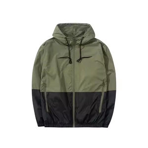 เสื้อกันลมคอปกตั้งของผู้ชาย, เสื้อโค้ทกันน้ำมีฮู้ดเสื้อกีฬากลางแจ้งเสื้อวิ่งระบายอากาศทันสมัยสำหรับฤดูหนาว - Product Image 1