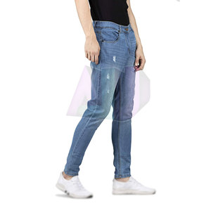 Pantalones Vaqueros Clásicos de Corte Ajustado para Hombre, Mezcla de Algodón Suave, Cintura Cómoda, Uso Diario Moderno para Todas las Temporadas - Product Image 4