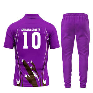 Traje de uniforme de cricket personalizado de la mejor calidad al por mayor, diseño por sublimación, sus propios chándales de uniforme de cricket - Product Image 2