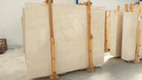 Dalles de marbre travertin beige Crema Nouva Premium 2023, polies, 20 mm d'épaisseur, pierre de luxe pour hôtel, salon, mur et sol
