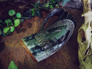 Taza para Beber Hecha a Mano con Cuerno de Búfalo Natural |   Taza de Estilo Medieval y Nórdico - Product Image 6