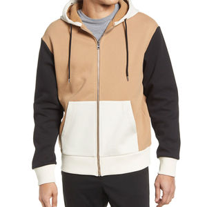 2023 Venta caliente personalizado nueva llegada llano al por mayor hombres sudaderas con capucha cremallera estilo transpirable tamaño personalizado sudaderas con capucha para hombres - Product Image 5