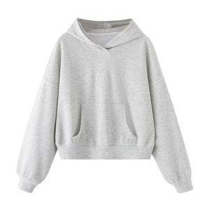Sudadera de manga larga con capucha sencilla y cómoda de estilo nuevo de primavera y verano 2025 para mujer - Product Image 1