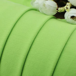 En Stock 190 GSM tricoté 100% pur coton t-shirt simple Jersey tissu matériel pour vêtements d'été vêtement - Product Image 5