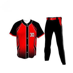 Ensemble de vêtements de sport Stripe pour le baseball et le softball, respirant, antibactérien, à séchage rapide, personnalisable, maillot et pantalon - Product Image 2