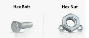 สลักและน็อตหกเหลี่ยมชุบสังกะสีแบบจุ่มร้อนเกรด8.8 - Product Image 3