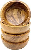 Logo personnalisé bol en bois fruits bol de service alimentaire prix de gros pour la maison cuisine dessus de table bol de dîner à vendre - Product Image 5