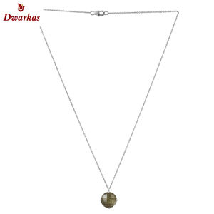 Pierre précieuse de haute qualité 925 argent sterling labradorite pierre naturelle pendentif collier style tendance pour cadeau bijoux de fête de naissance - Product Image 2