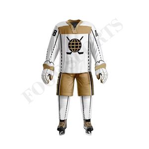 Foge Sport Custom Made New Design International Level Ice Field Hockey Uniform Jerseys Team Name Custom 100% Polyester 220g - Product Image 4