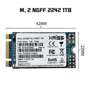 XRISS <span class=keywords><strong>M</strong></span>.<span class=keywords><strong>2</strong></span> 2242 NGFF SSD 128GB 256GB 512GB 1TB Unidad de estado sólido interna 1TB 2242 NGFF <span class=keywords><strong>M</strong></span>.<span class=keywords><strong>2</strong></span> SSD Disco duro - Product Image 2