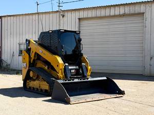 Cargadora de orugas compacta Caterpillar CAT 255 usada de 2024, cargadora de orugas amarilla para construcción y trabajo agrícola - Product Image 4