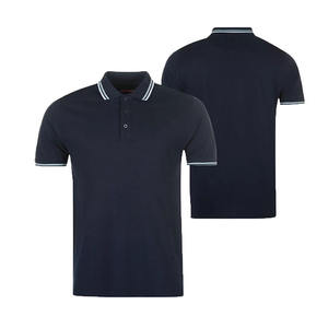 Camisa de Golf de manga corta para hombre de alta calidad, decoración de botones de Color personalizado, etiqueta privada comprimida sólida, Diseño Popular - Product Image 1