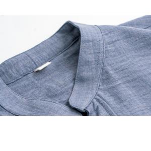 Chemises décontractées pour hommes en polyester/coton à séchage rapide, manches longues, impression personnalisée en gros, prix compétitif, vêtements de compression - Product Image 5