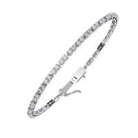 Magnifique bracelet et jonc en or 18 carats avec diamants de laboratoire, accessoire de bijouterie luxueux