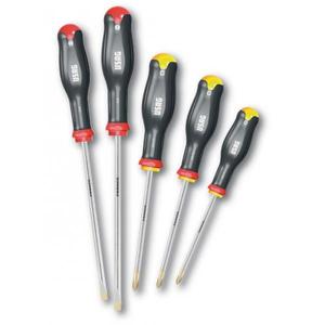 <b>Set</b> of 5 USAG <b>Screwdrivers</b> for PHILLIPS Slotted & Cross Recessed Screws - Product Image 1
