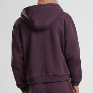 Sudadera con Capucha y Cremallera de Manga Larga, 100% Algodón, Corte Regular, Personalizable al por Mayor, para Hombre, Ropa Casual de Invierno, con Logotipo Personalizado - Product Image 2