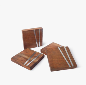 Posavasos de madera para café de diseño Popular y moderno, hogar, cocina, oficina, mesa de comedor, tazas de té, tazas de café, latas de cerveza, bar, vasos de agua - Product Image 5