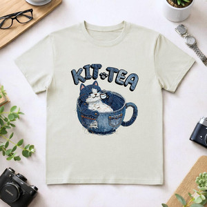 T-Shirt Unisex Oversize Personalizzata 210GSM 100% Cotone con Stampa Serigrafica - Product Image 1