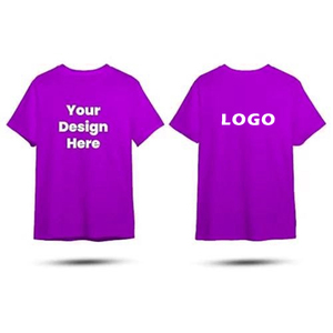 Breathable Cotton Custom Logo T-Shirt Short Sleeve Crew Neck Promotional Tee for Corporate Events and Team Uniforms